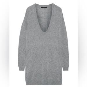 The Row Maita Grey Sweater Dress size XS '18 Mini Merino Wool Cashmere Pockets